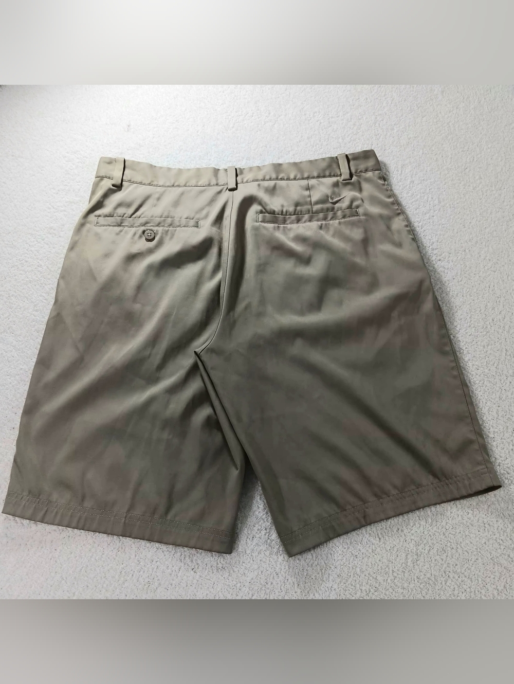 Nike Golf Tour Performance Mens Khaki Tan Shorts Dri-Fit Men's Size 34 Sports